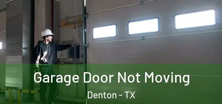  Garage Door Not Moving Denton - TX