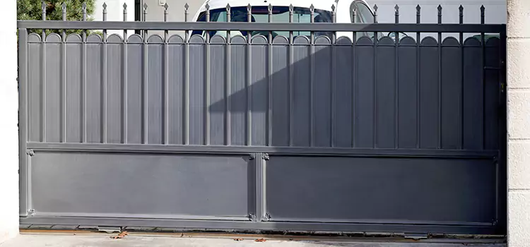 Metal Driveway Gate Installation Denton