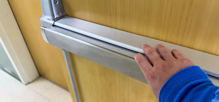 Installing a Push Bar on a Door Denton